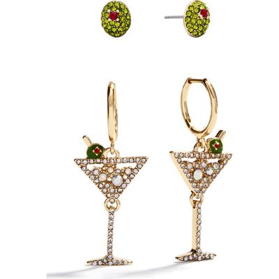 BaubleBar BaubleBar Dirty Martini Set of 2 Earrings
