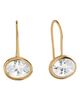BaubleBar BaubleBar Fallon 8mm Bezel Drop Earrings - 1