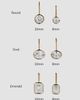 BaubleBar BaubleBar Fallon 8mm Bezel Drop Earrings - 5