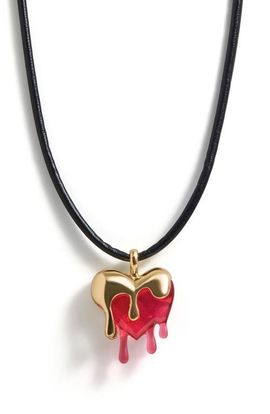 BaubleBar BaubleBar Fatal Attraction Heart Cord Necklace