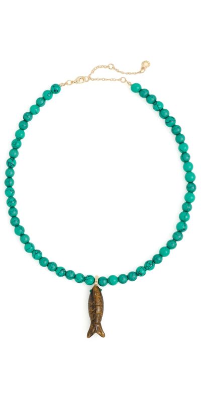 BaubleBar BaubleBar Fish Out of Water Necklace Turquoise One