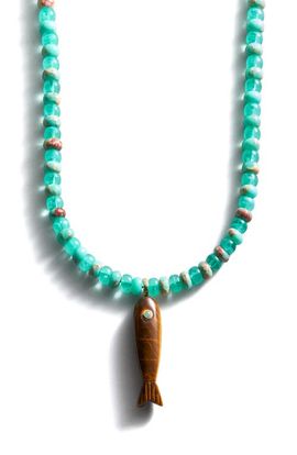 BaubleBar BaubleBar Fish Out Of Water Pendant Necklace