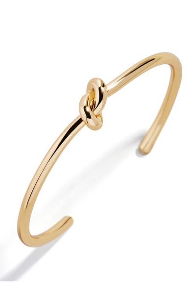 BaubleBar BaubleBar Goldtone Ties Cuff Bracelet 