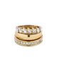 Baublebar Baublebar Greta Crystal Band Rings, Set of 3 - 4