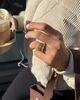 Baublebar Baublebar Greta Crystal Band Rings, Set of 3 - 6