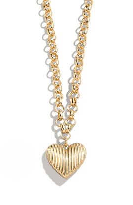 BaubleBar BaubleBar Heart of Gold Pendant Necklace 