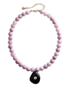 Baublebar Baublebar Jamie Gemstone Beaded Pendant Necklace, 17-20