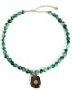 BaubleBar BaubleBar Jamie Semi-Precious Beaded Necklace Green One - 1