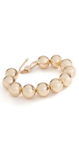 BaubleBar BaubleBar Jane Beaded Bracelet Gold One