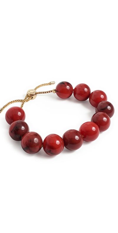 BaubleBar BaubleBar Jane Beaded Bracelet Red One