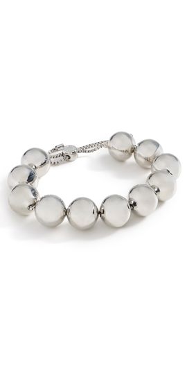 BaubleBar BaubleBar Jane Beaded Bracelet Silver One