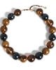 BaubleBar BaubleBar Jane Beaded Necklace Brown Multi One - 1