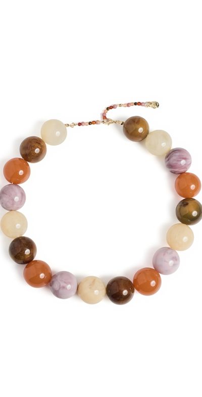 BaubleBar BaubleBar Jane Beaded Necklace Neutral One