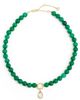 BaubleBar BaubleBar Janette Beaded Ring Necklace Dark Green One - 1