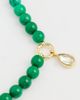 BaubleBar BaubleBar Janette Beaded Ring Necklace Dark Green One - 4