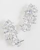 BaubleBar BaubleBar Jazz Crystal Crawler Earrings Silver One - 2