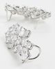 BaubleBar BaubleBar Jazz Crystal Crawler Earrings Silver One - 4