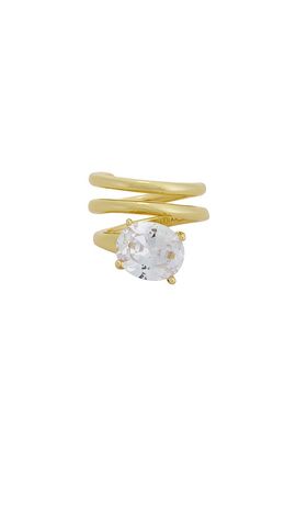 BaubleBar BaubleBar Jennifer Gold Spiral Ring
