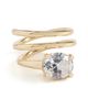 BaubleBar BaubleBar Jennifer Gold Spiral Ring Gold - 1