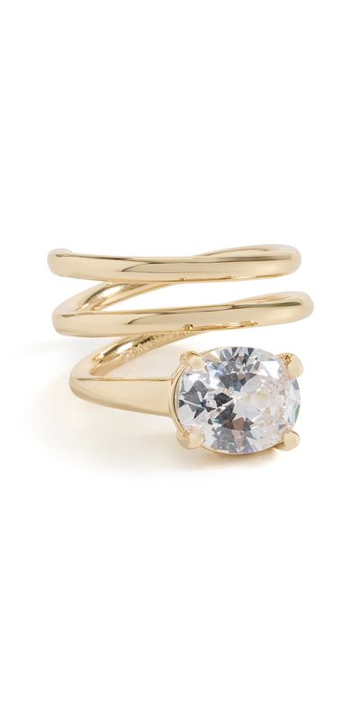 BaubleBar BaubleBar Jennifer Gold Spiral Ring Gold