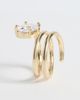 BaubleBar BaubleBar Jennifer Gold Spiral Ring Gold - 5