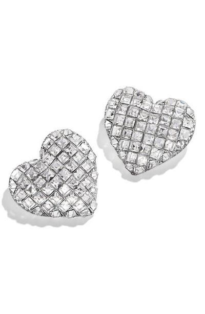 BaubleBar BaubleBar Jill Heart Stud Earrings