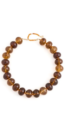 BaubleBar BaubleBar Joan Semi-Precious Necklace Brown One