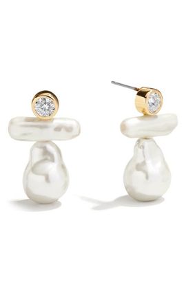 BaubleBar BaubleBar Josephine Faux Pearl Drop Earrings 
