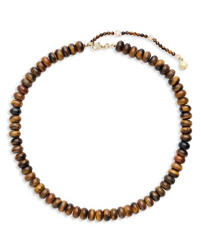 Baublebar Baublebar Joyce Semi Precious Beaded Necklace, 17-20.5