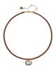 Baublebar Baublebar Lindsay Crystal Fabric Wrapped Pendant Necklace, 16-19 - 1