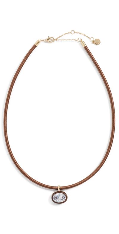 BaubleBar BaubleBar Lindsey Crystal Collar Necklace Brown One