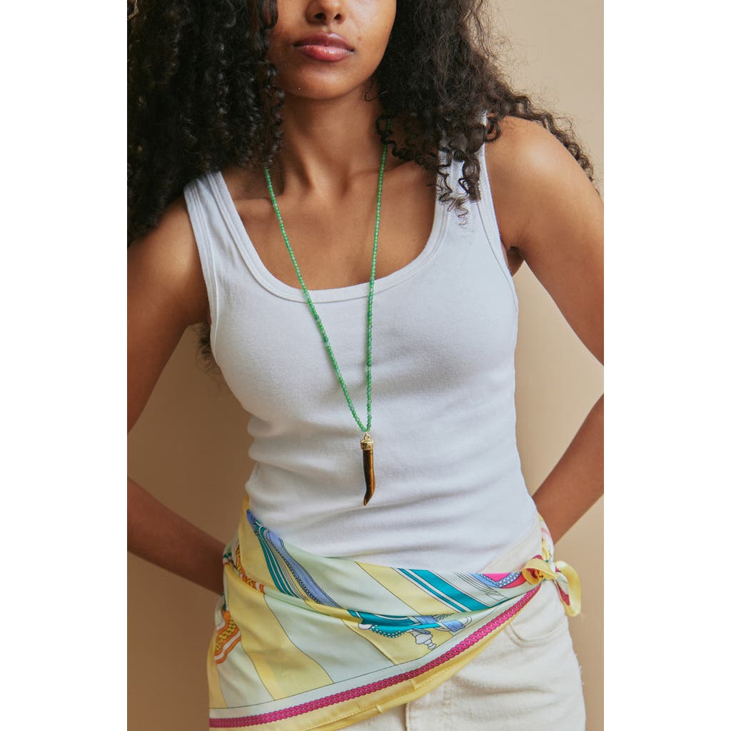 BaubleBar BaubleBar Maeve Semiprecious Pendant Necklace