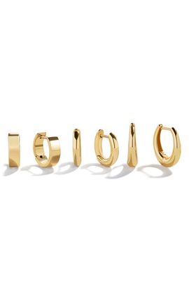BaubleBar BaubleBar Maris Set of 3 Water Resistant Hoop Earrings
