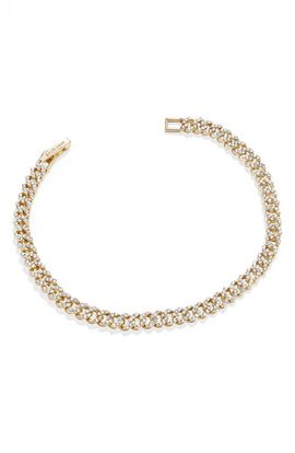 BaubleBar BaubleBar Miley Pavé Curb Chain Bracelet