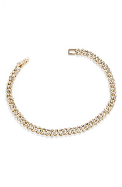 BaubleBar BaubleBar Miley Pavé Curb Chain Bracelet