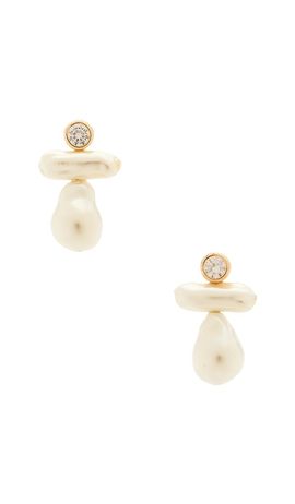 BaubleBar BaubleBar Organic Pearl Earrings