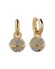 Baublebar Baublebar Pave Crystal Drop Huggie Hoop Earrings - 1