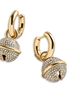 Baublebar Baublebar Pave Crystal Drop Huggie Hoop Earrings - 4
