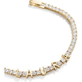 BaubleBar BaubleBar Personalized Cubic Zirconia Tennis Bracelet