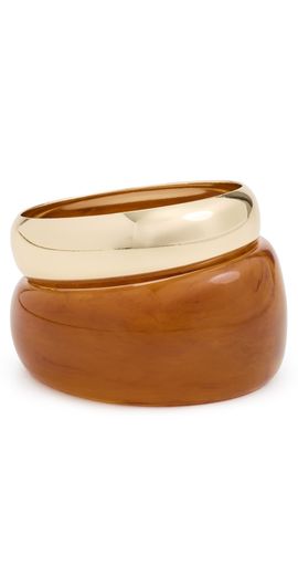BaubleBar BaubleBar Phoebe Bangle Bracelet Set Brown One