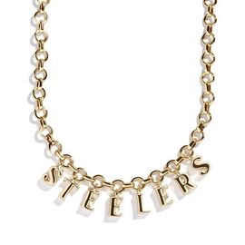 BaubleBar BaubleBar Pittsburgh Steelers Wordmark Charm Necklace
