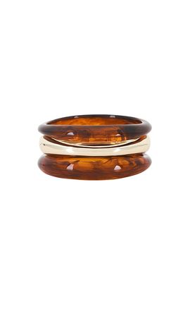 BaubleBar BaubleBar Raven Resin Bangle Set