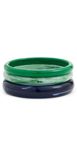 BaubleBar BaubleBar Raven Resin Bangle Set Multi One