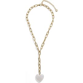 BaubleBar BaubleBar Resin Heart Drop Necklace