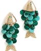 BaubleBar BaubleBar Ripple Effect Fish Earrings Green One - 1