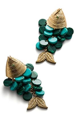 BaubleBar BaubleBar Ripple Effect Fish Statement Earrings