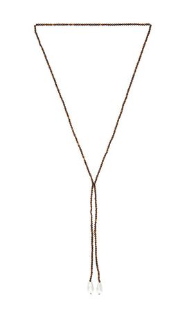 BaubleBar BaubleBar Semi Precious Pearl Wrap Necklace