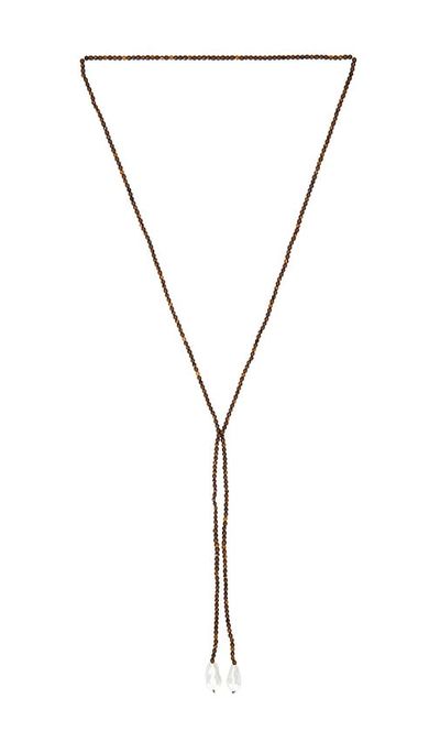 BaubleBar BaubleBar Semi Precious Pearl Wrap Necklace