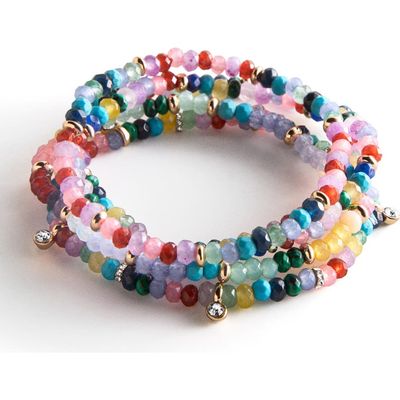 BaubleBar BaubleBar Set of 5 Beaded Stretch Bracelets