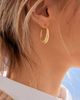 BaubleBar BaubleBar Textured Hoop Earrings - 2